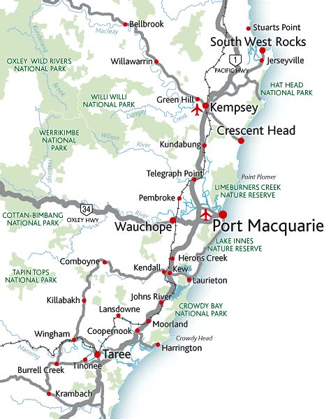 Port Macquarie & Surrounding Areas